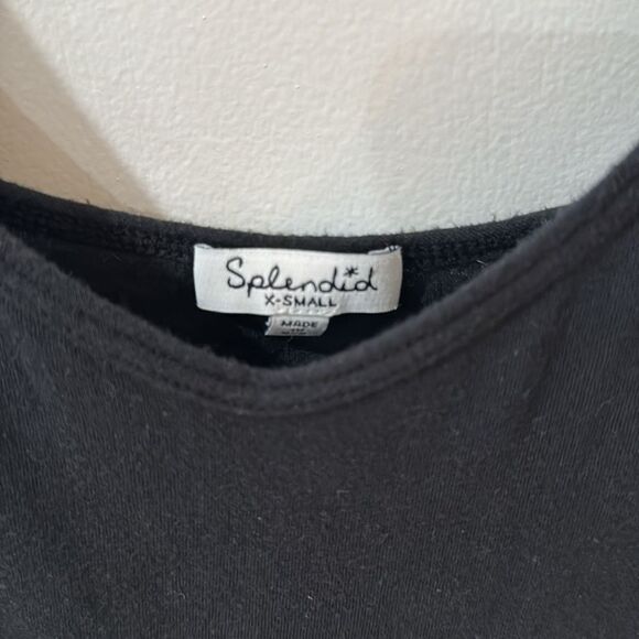 SPLENDID black sundress spaghetti strap XS - Picture 3 of 6